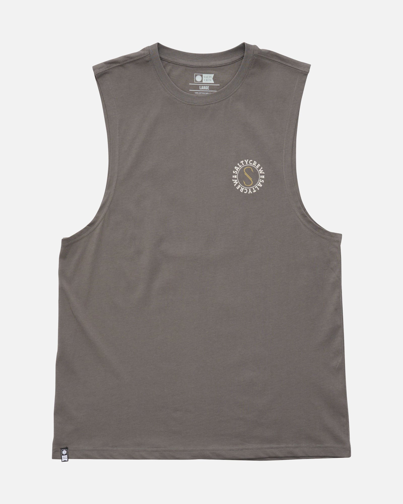 Mens Tentacles Muscle Tee Charcoal - Image 2
