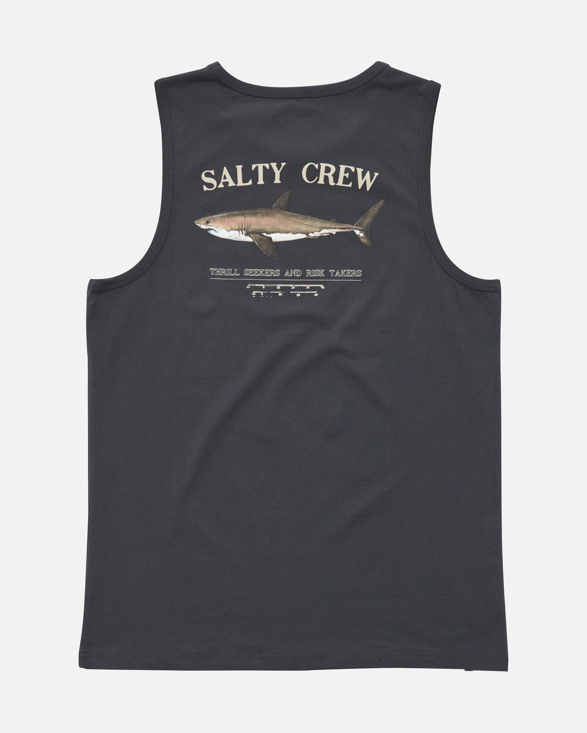 Mens Bruce Muscle Tee Coal - Image 1