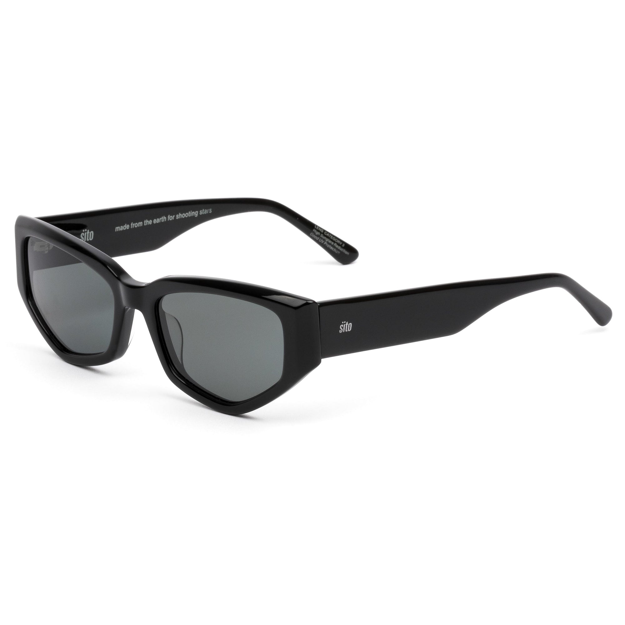 Diamond Black Polarised Sunglasses