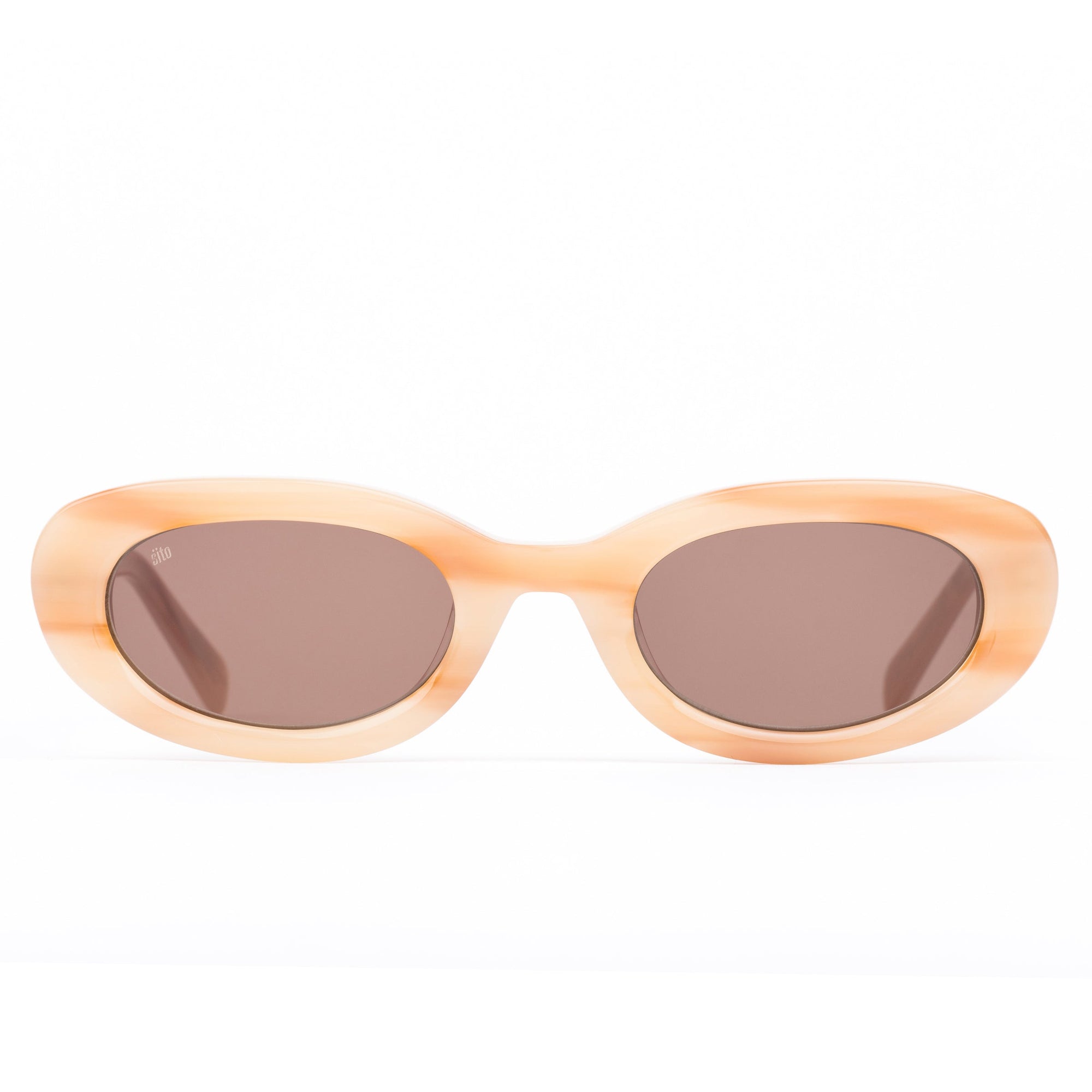 Lourdes Havana Lotus Sunglasses