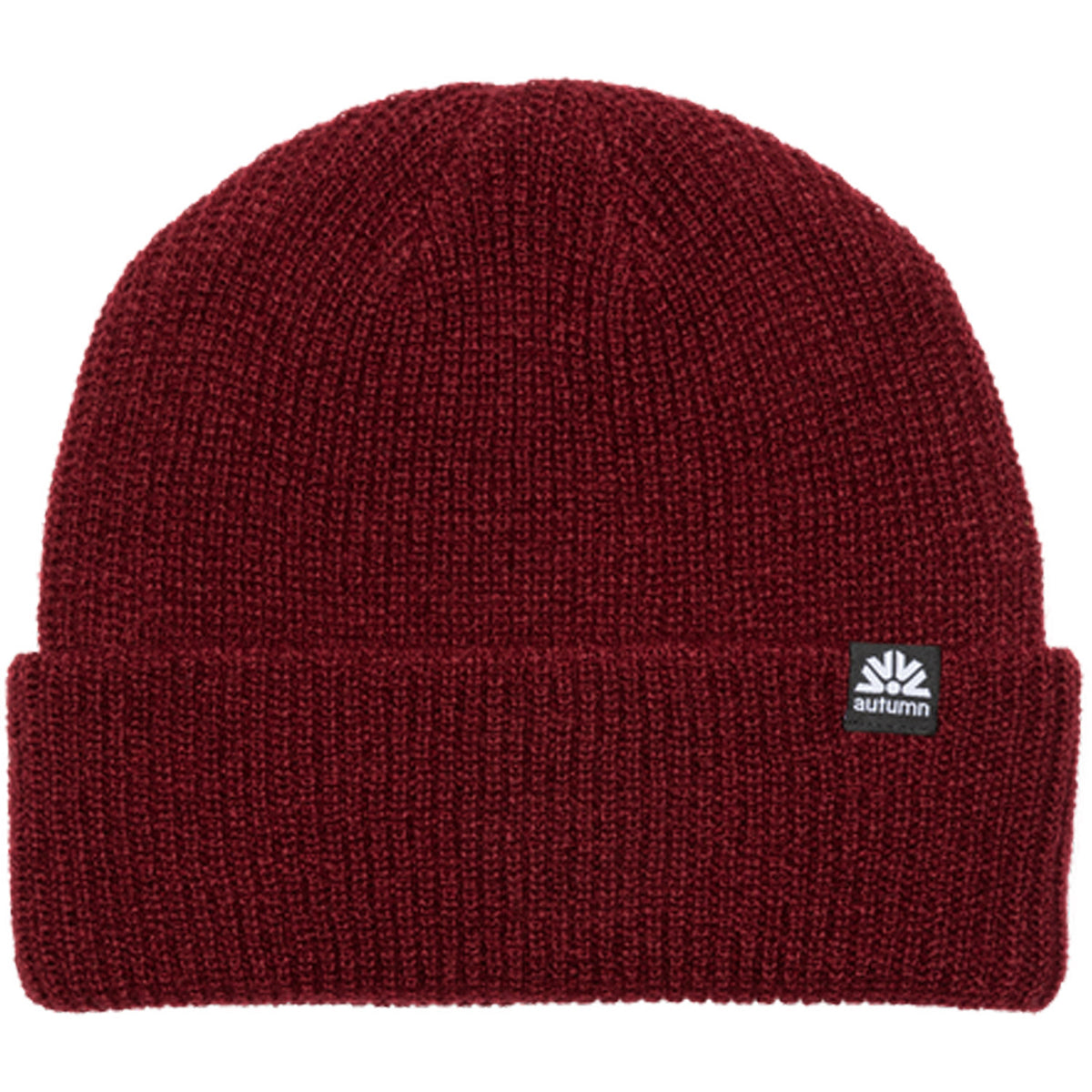 Autumn Simple Beanie Burgundy