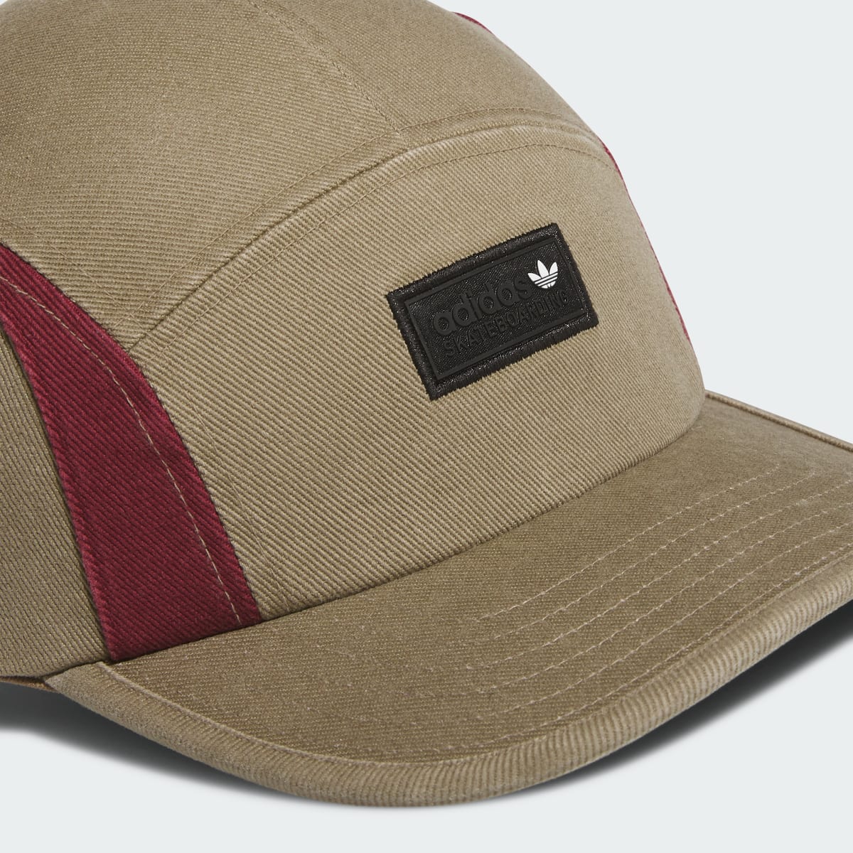 Skateboarding Faded 5-Panel Cap Khaki Six - Image 3