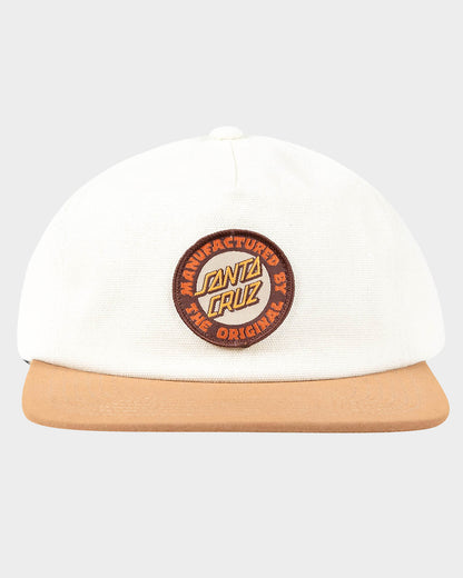Speed MFG Dot Men's 5 Panel Unstructured Cap Off White