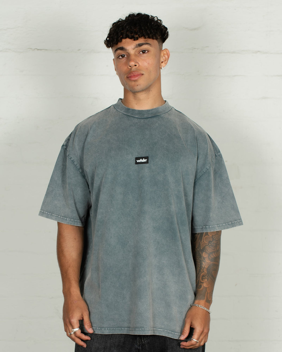 Soho Club Tee Washed Grey - Image 4