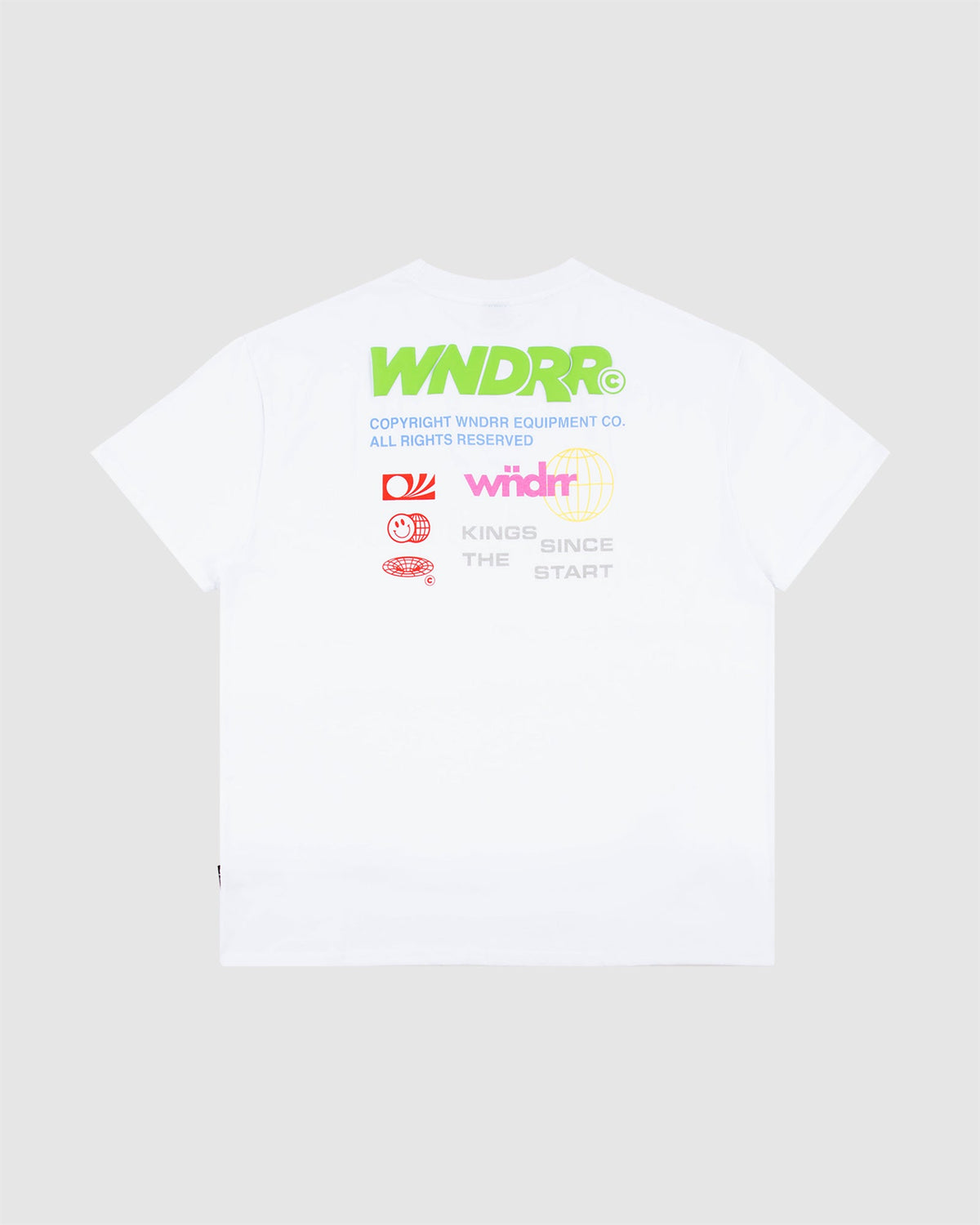 SCRAWL BOX FIT TEE - WHITE