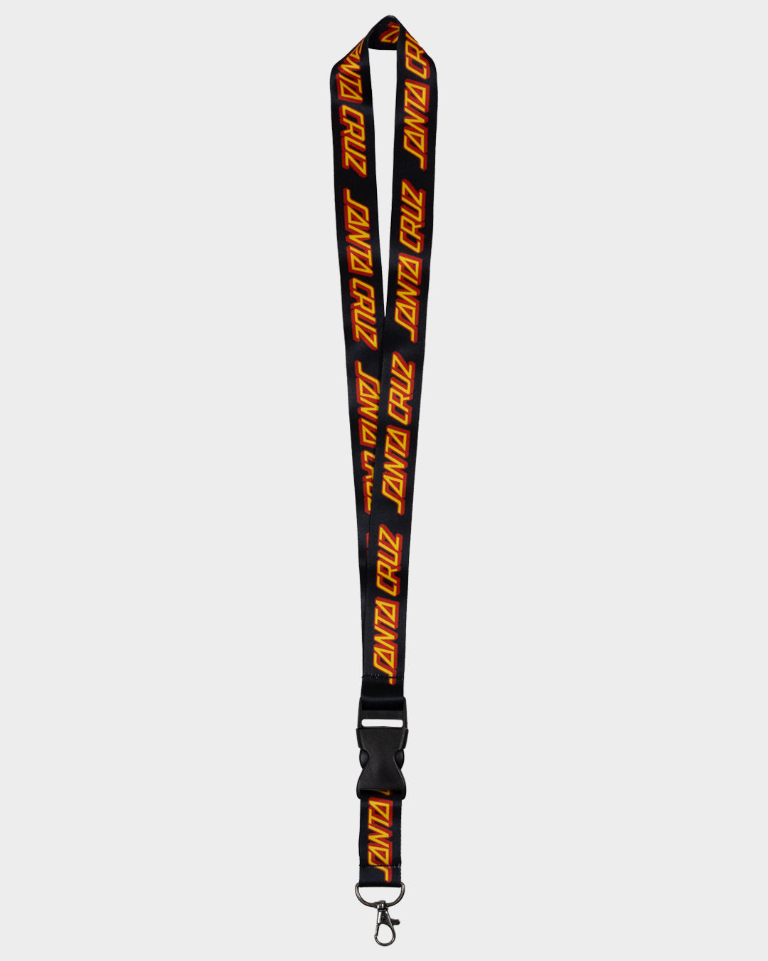 Classic Strip Santa Cruz Lanyard Black - Image 1