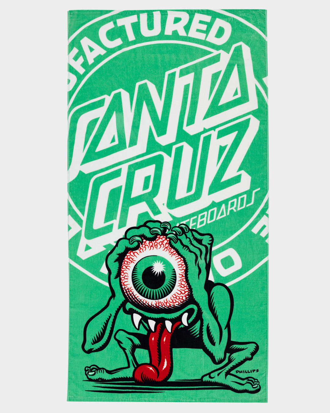 Mens Eyegore Towel Light Green - Image 1