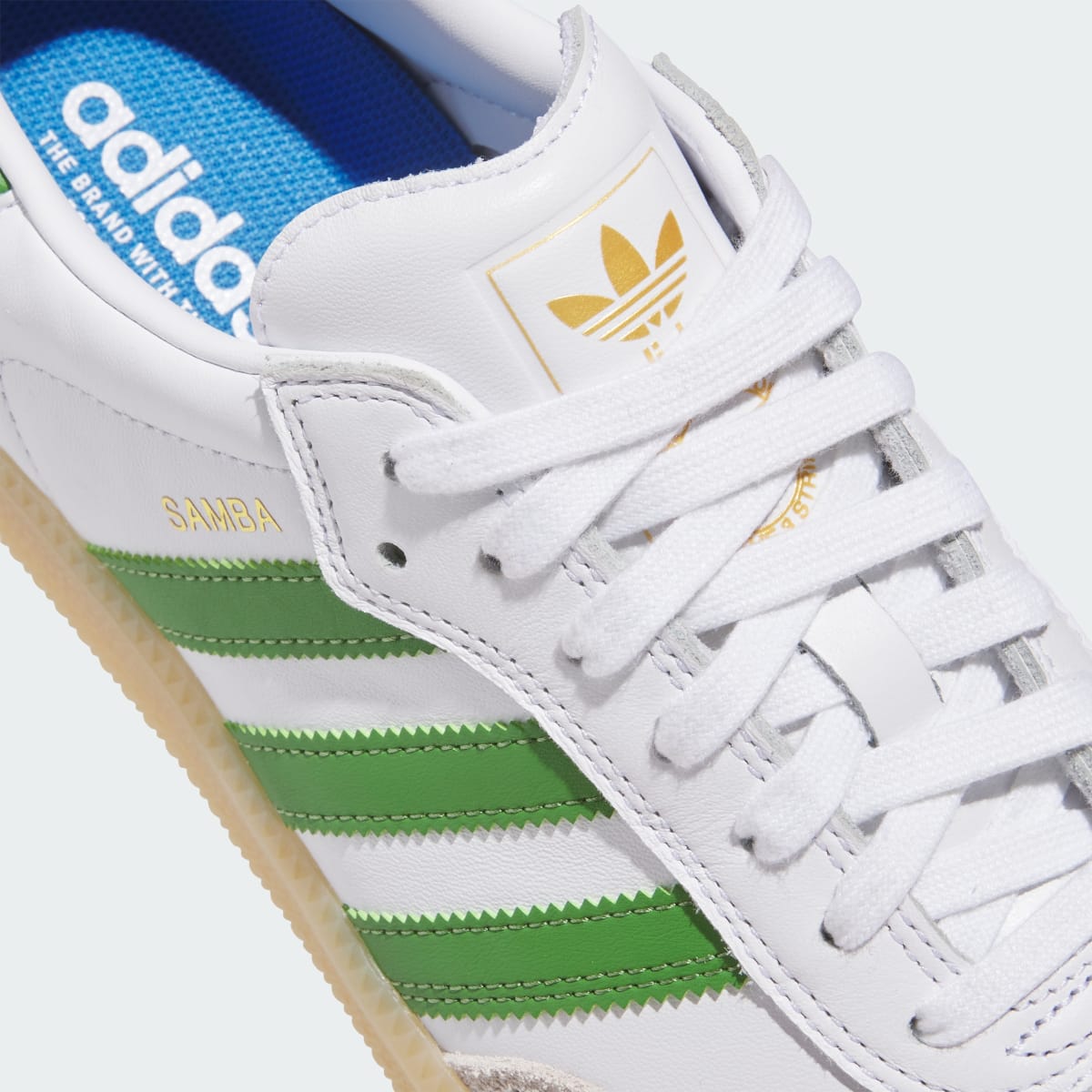 Samba Adv Shoes Cloud White / Crew Green / Gum - Image 9