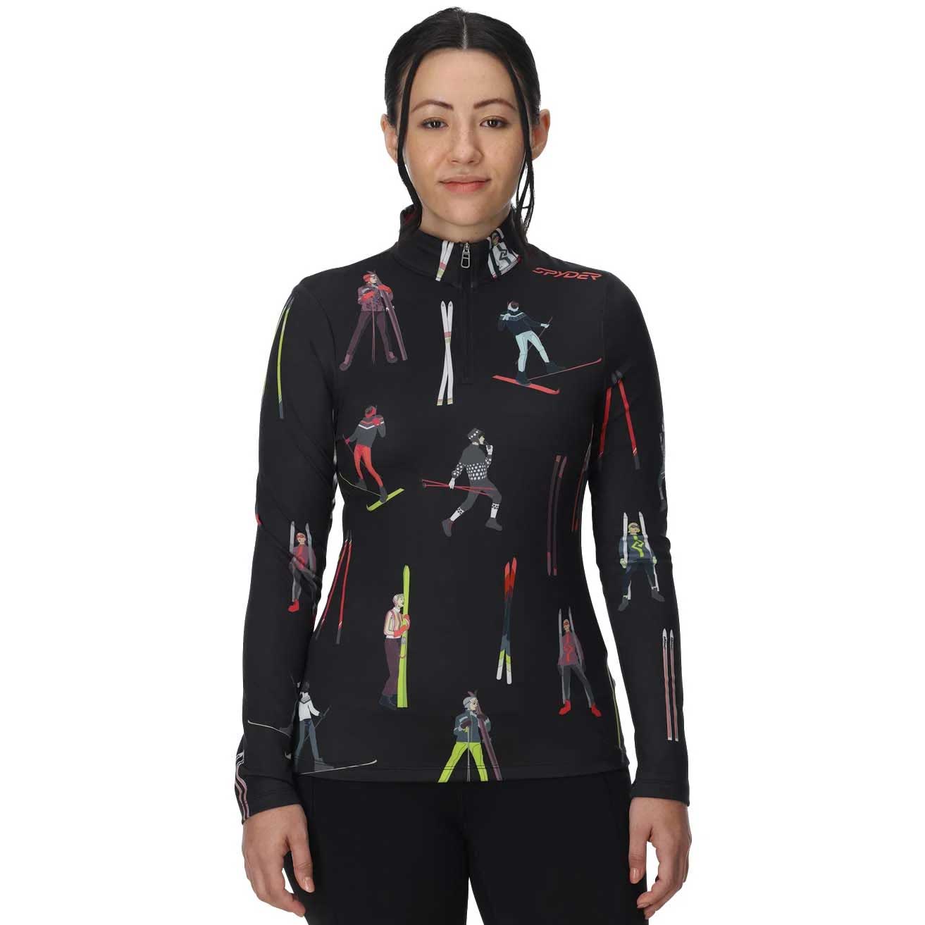 Women's Vivid 1/2 Zip Skivvy