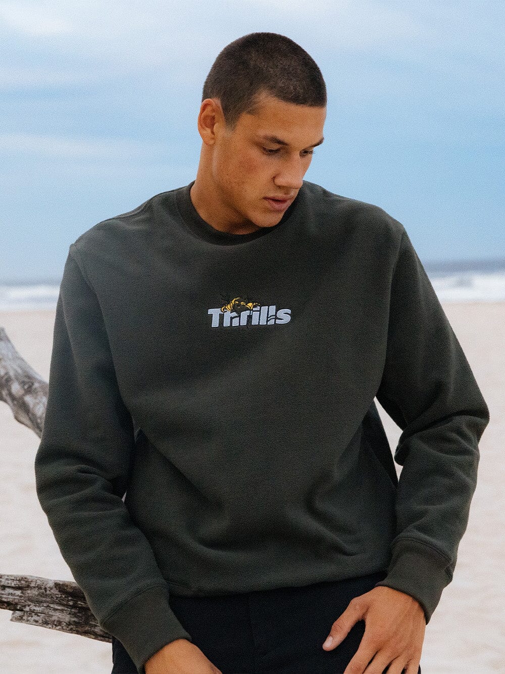 Solace Of Nature Oversize Polar Fleece Crew