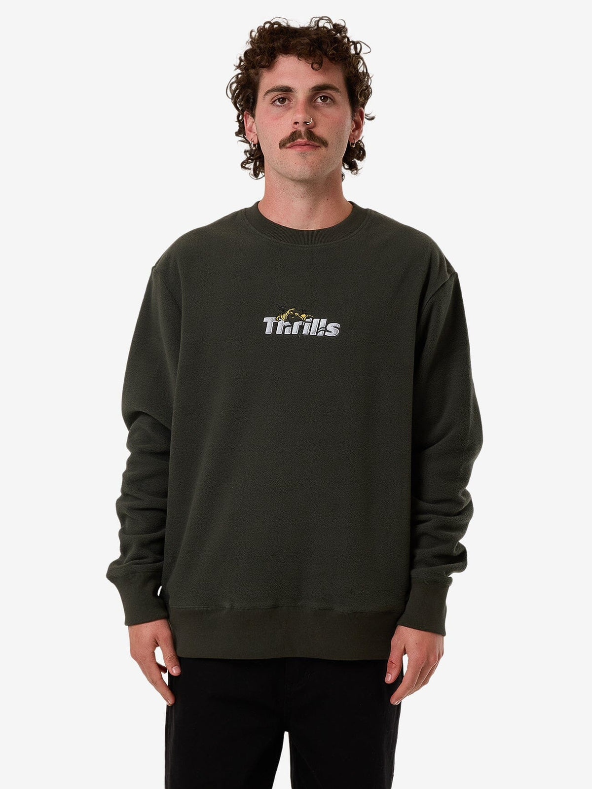 Solace Of Nature Oversize Polar Fleece Crew