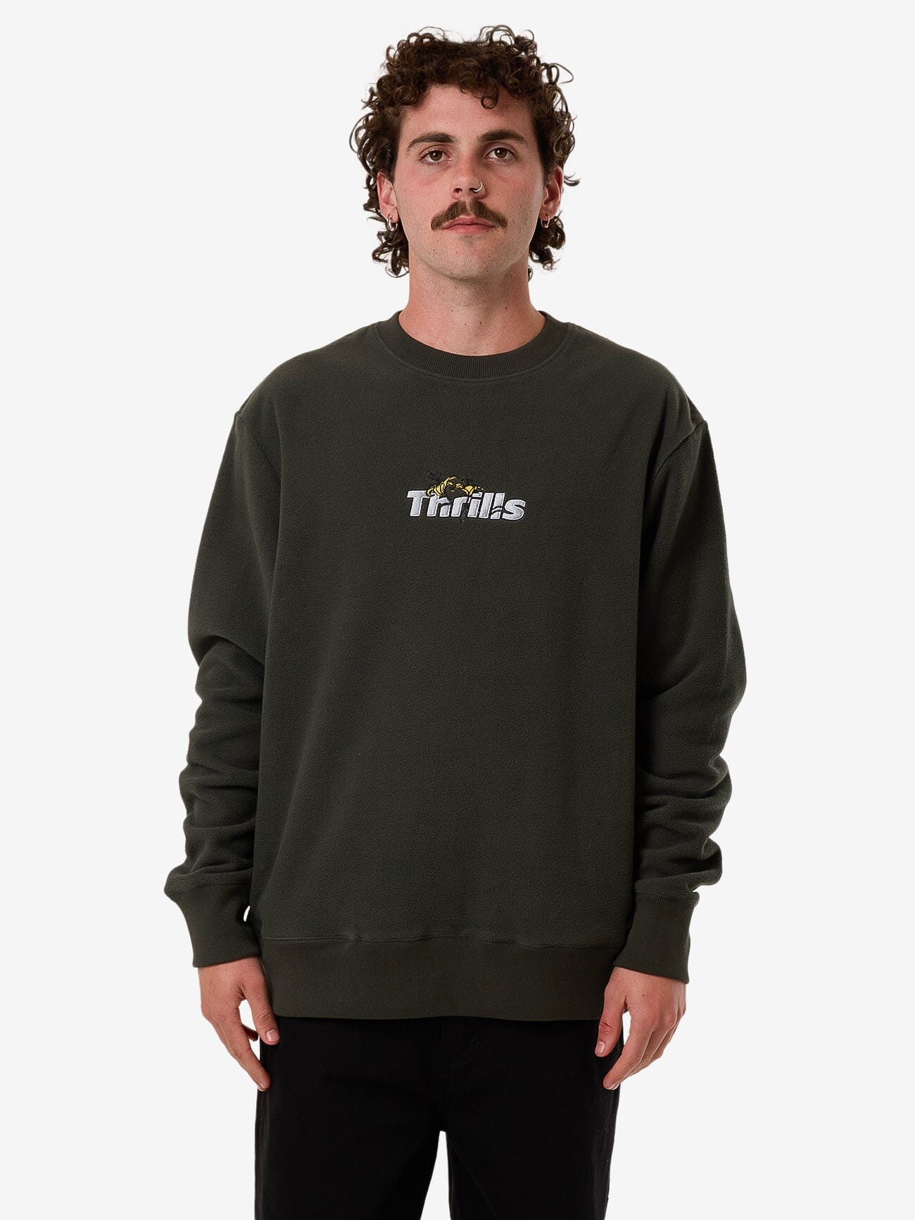 Solace Of Nature Oversize Polar Fleece Crew