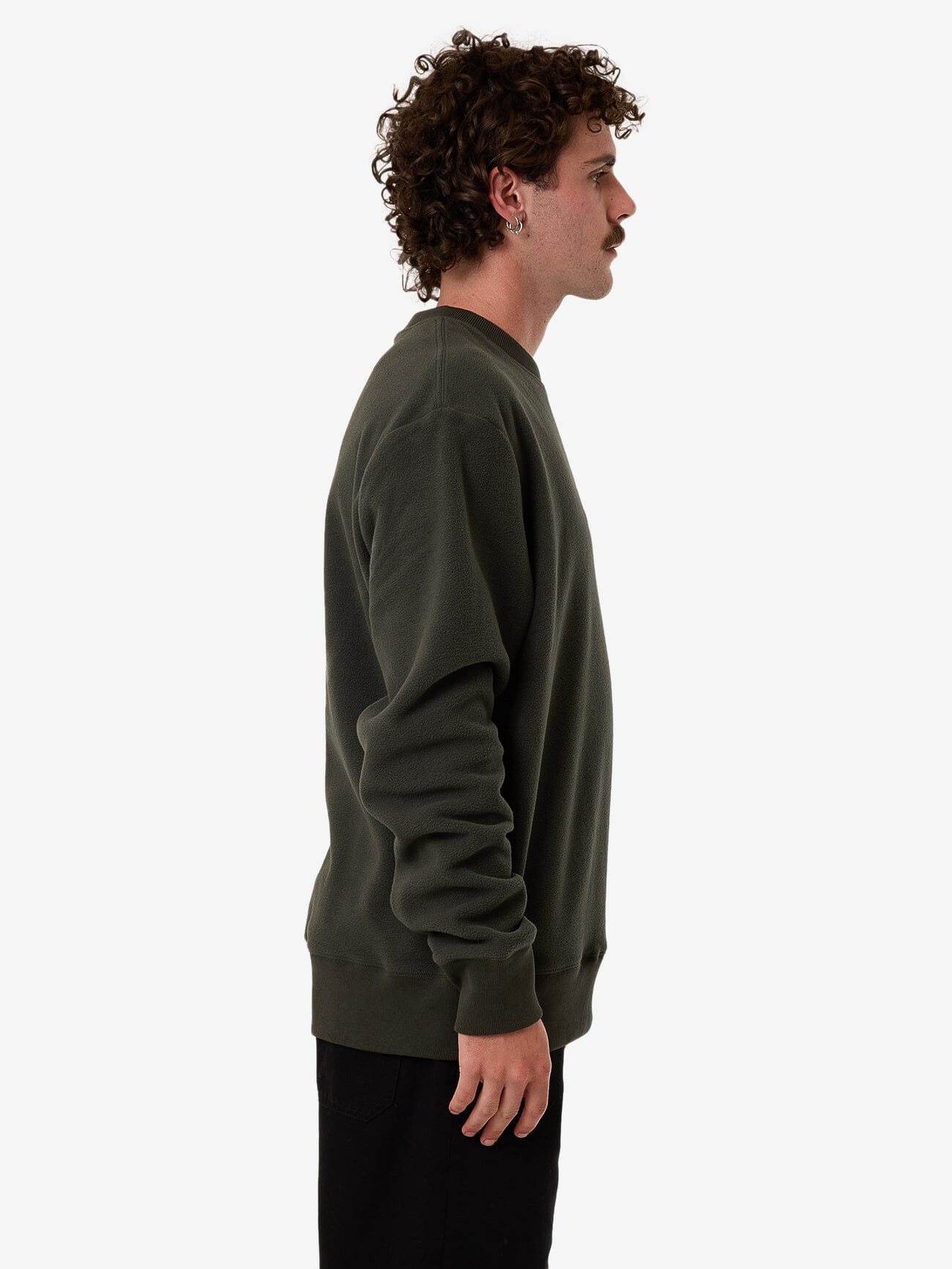 Solace Of Nature Oversize Polar Fleece Crew