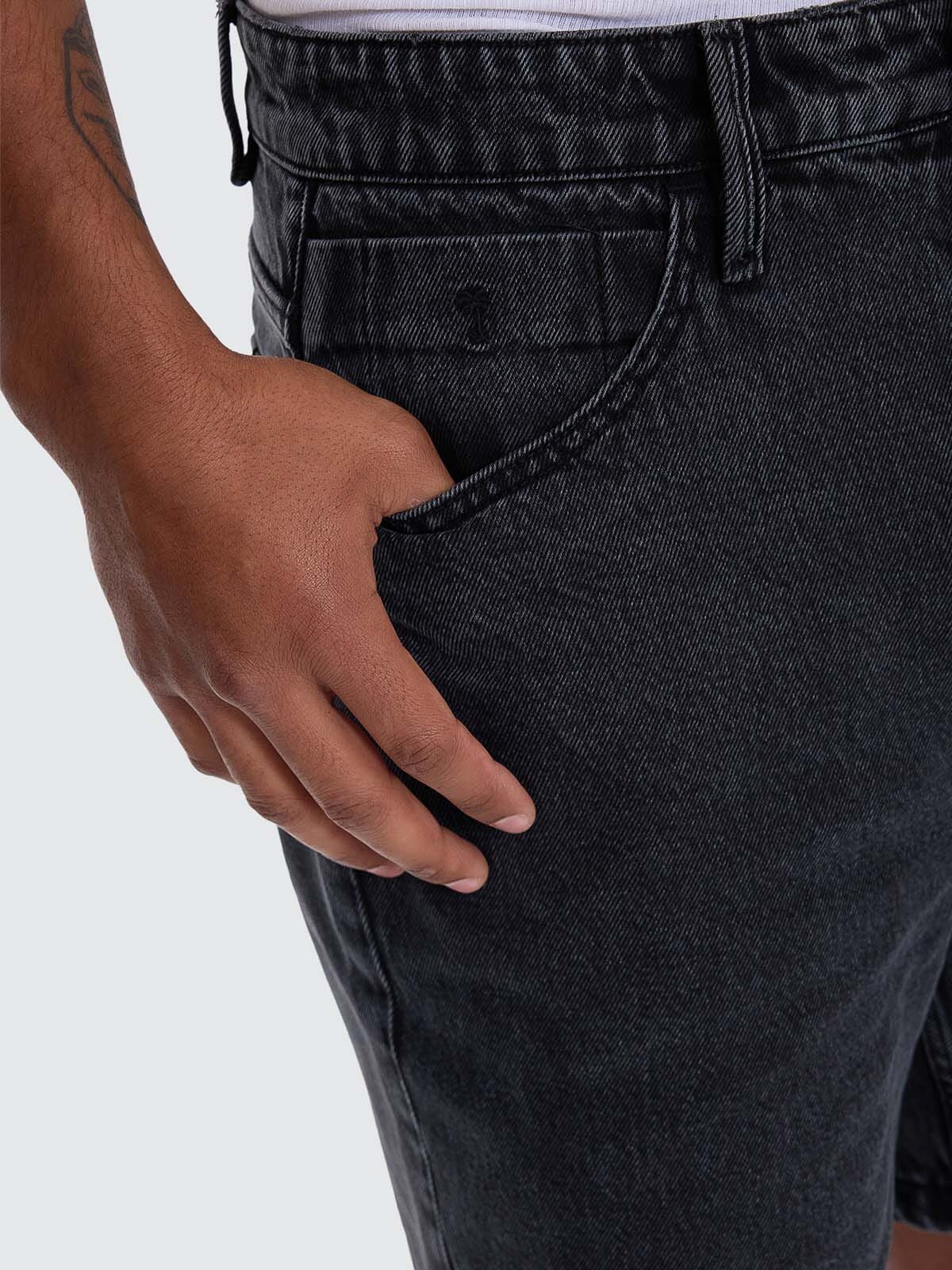 Mens Slacker Walk Short Ebony - Image 6