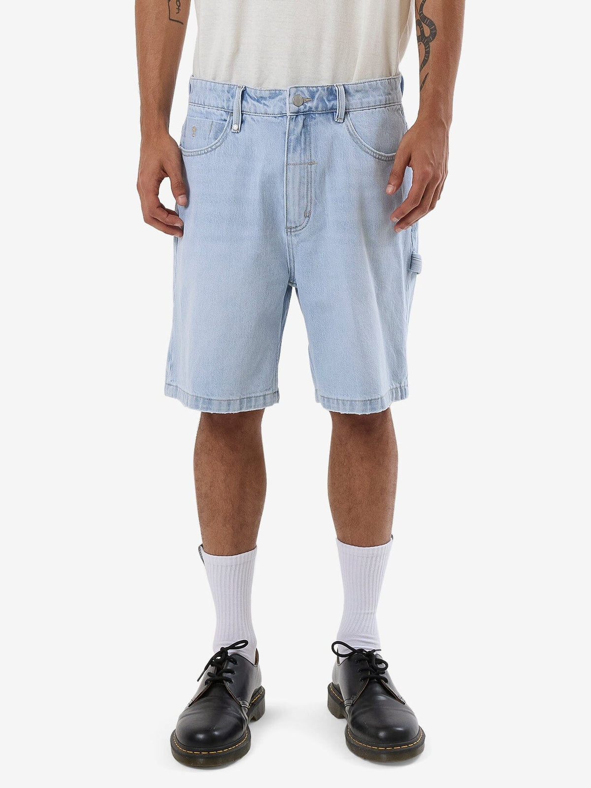 Slacker Denim Short Light Ash Blue - Image 1