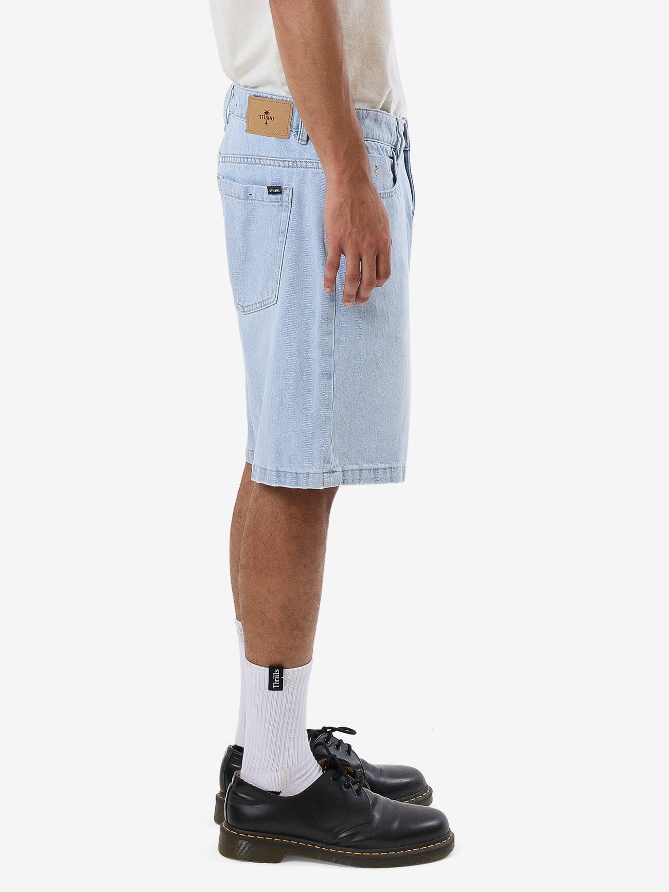 Slacker Denim Short Light Ash Blue - Image 4
