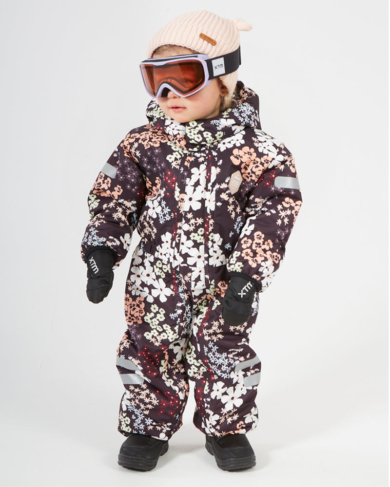 Kids Papoose One-Piece Ski Jacket Flowerfields - Image 5