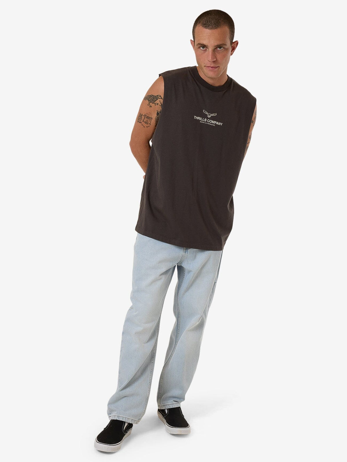 Emblem Merch Fit Muscle Tee