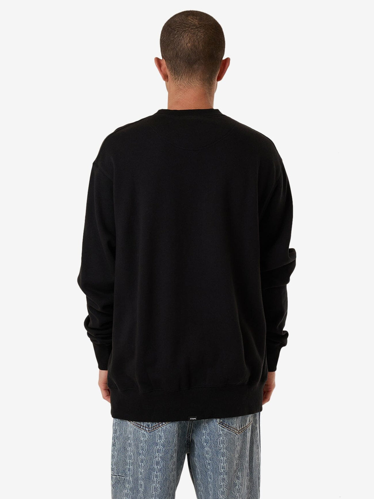 Roosevelt Emboss Oversize Crew Fleece