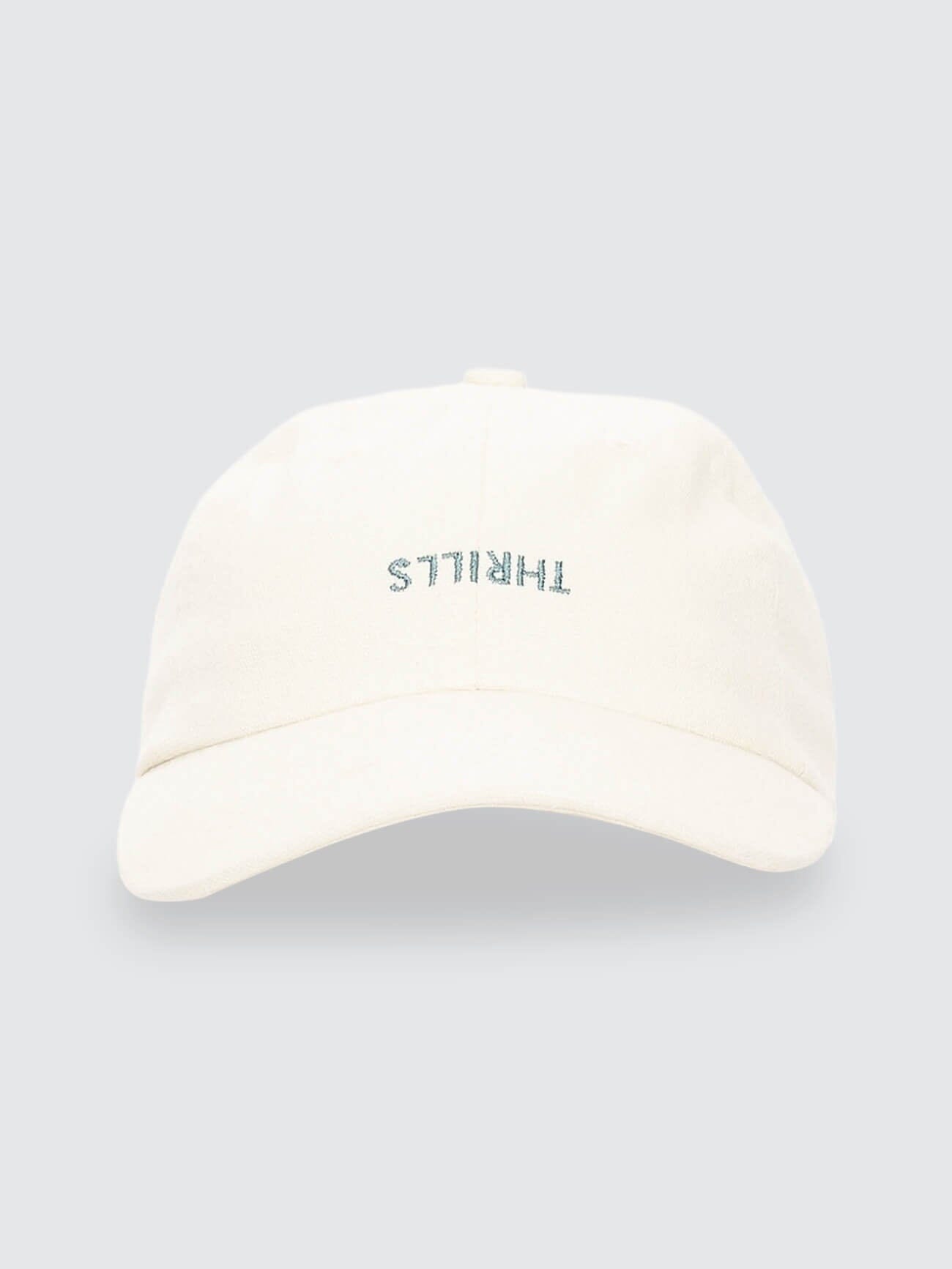 Mens Minimal Thrills 6 Panel Cap Tofu / Green Coast - Image 1