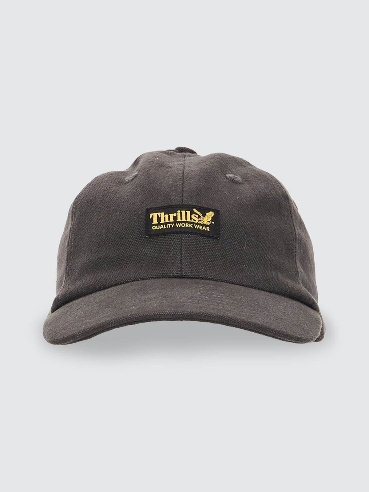 Mens Thrills Union Cap Dark Charcoal - Image 1