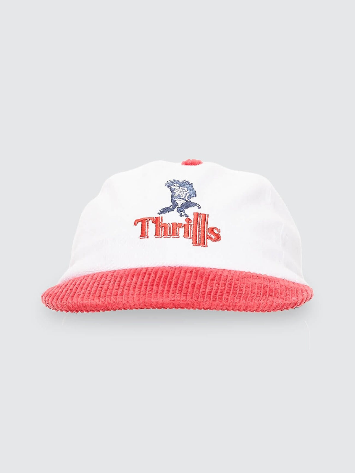 Mens Wonder World 6 Panel Cap White - Image 1