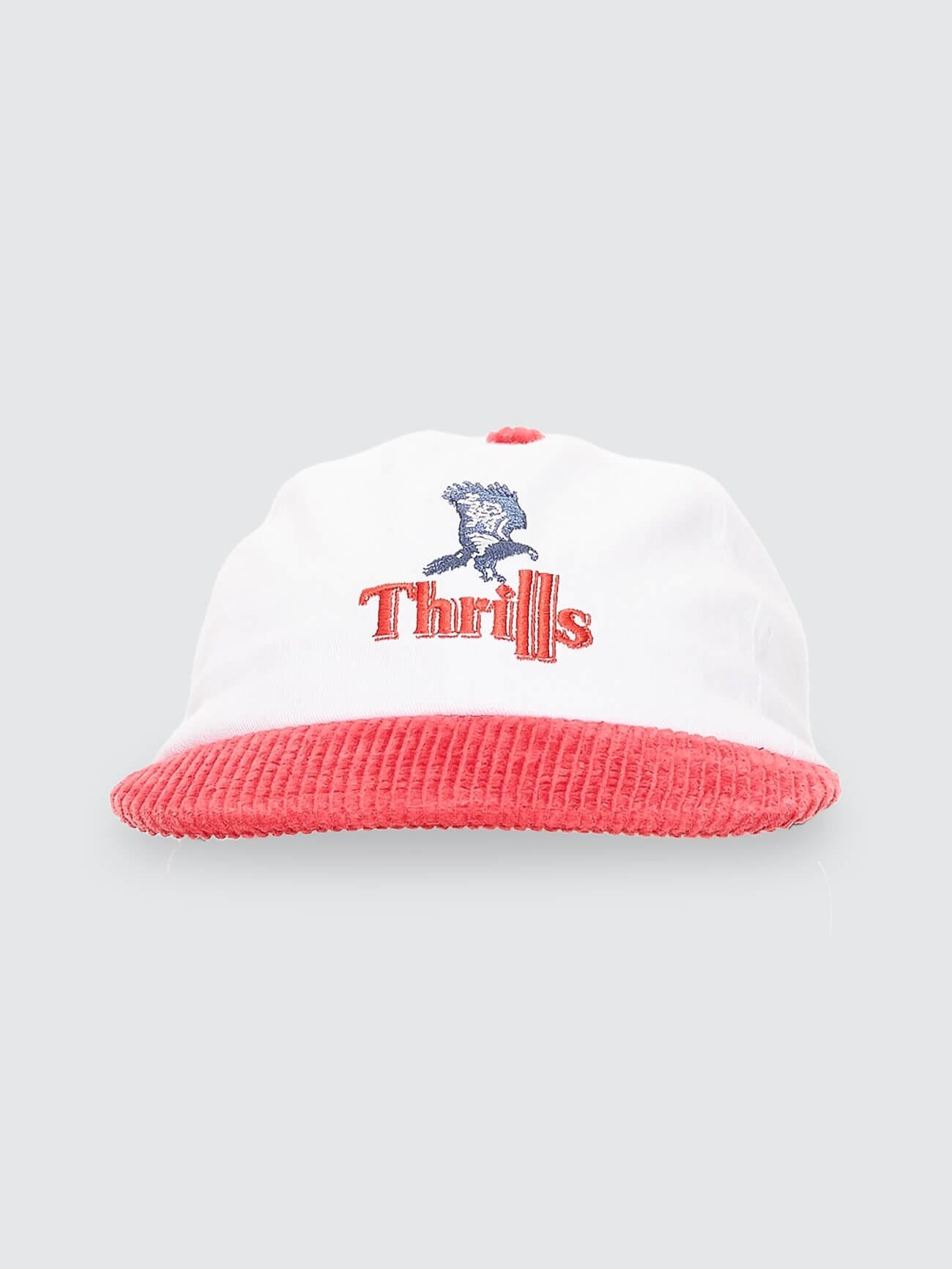Mens Wonder World 6 Panel Cap White - Image 1