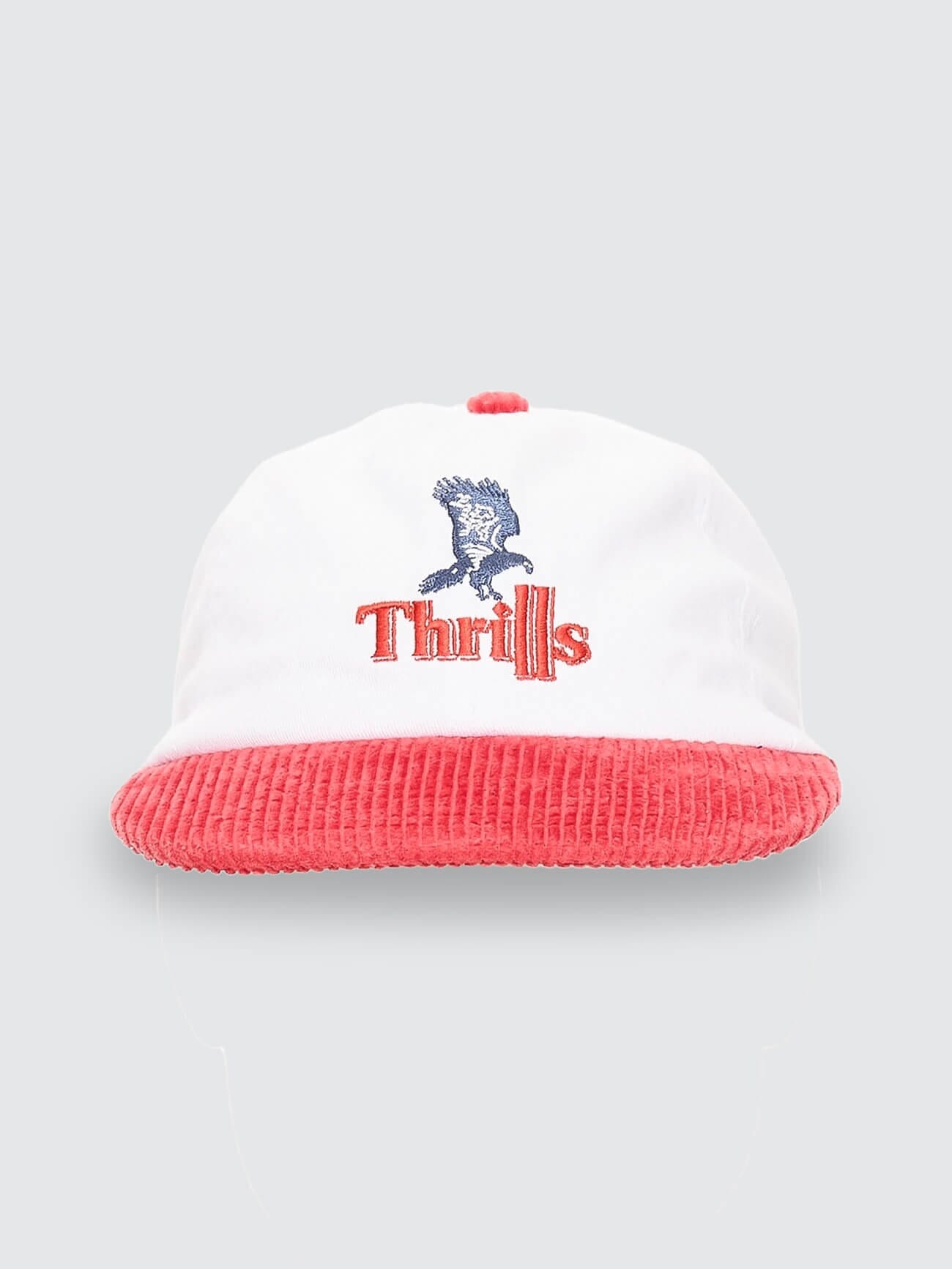 Mens Wonder World 6 Panel Cap White - Image 3