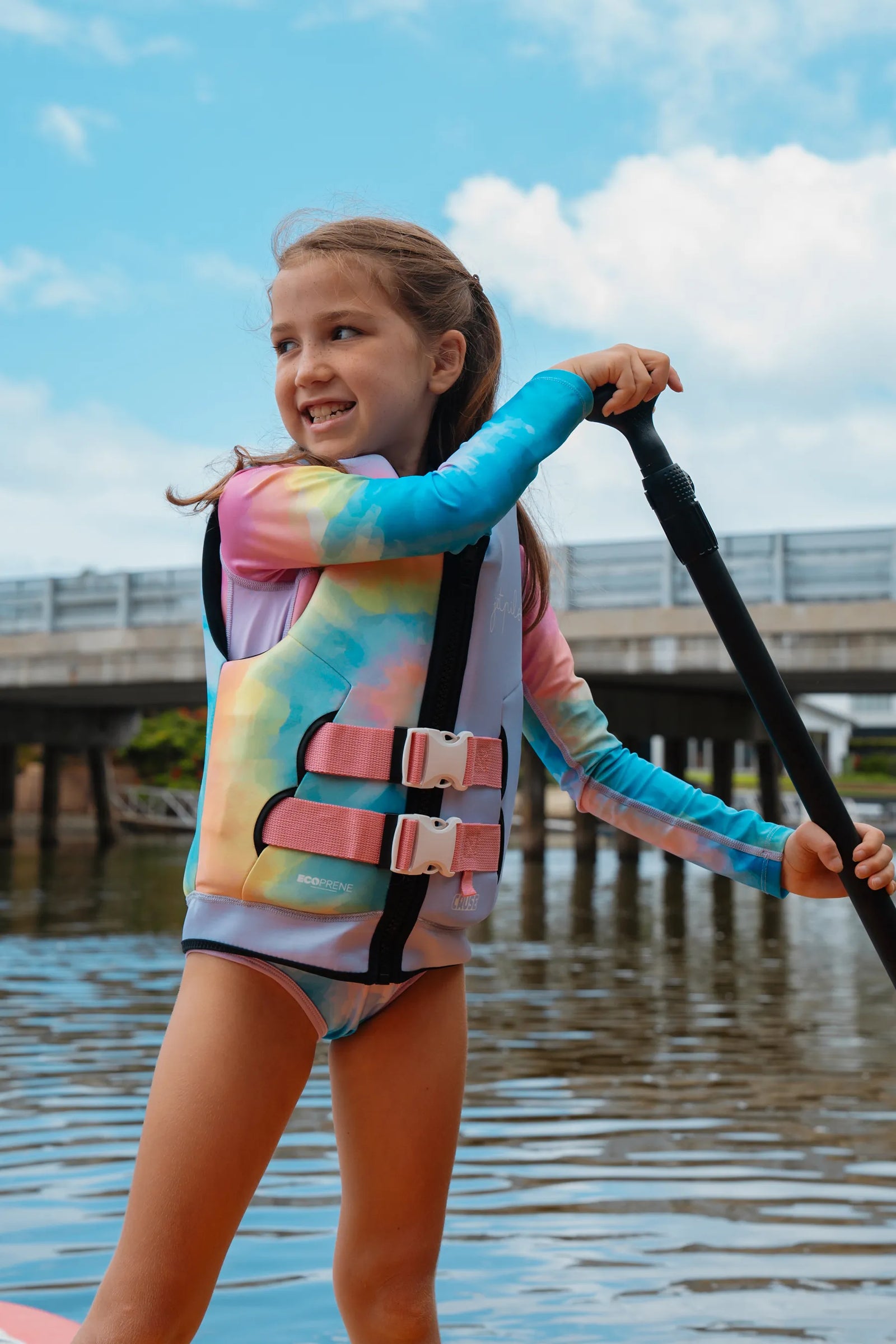 Kids Cause Life Jacket Tie Dye - Image 4