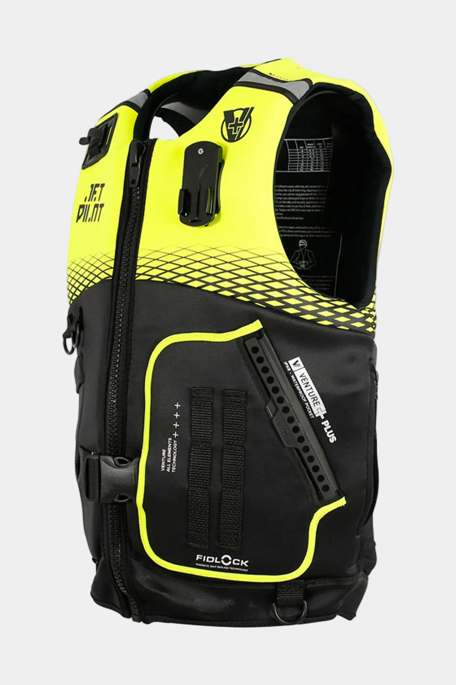 Mens Venture Plus Life Jacket Yellow Level 50 - Image 3
