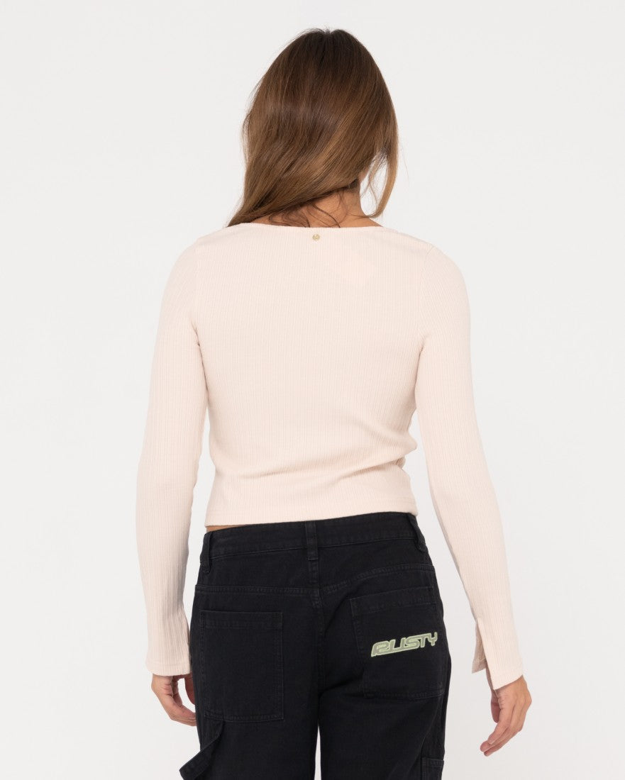 Scarlett Ribbed Long Sleeve Top