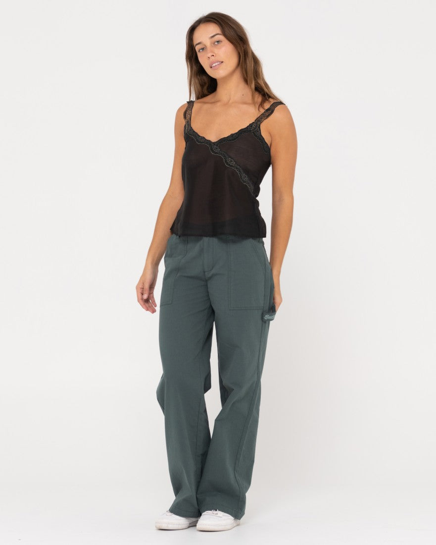 Maison Sheer Lace Cami Top