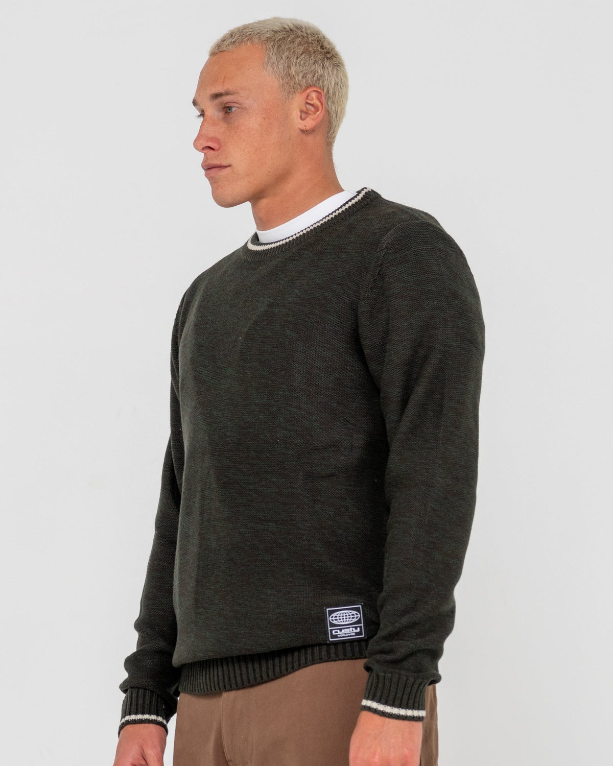 Skyliner Tipped Crew Knit