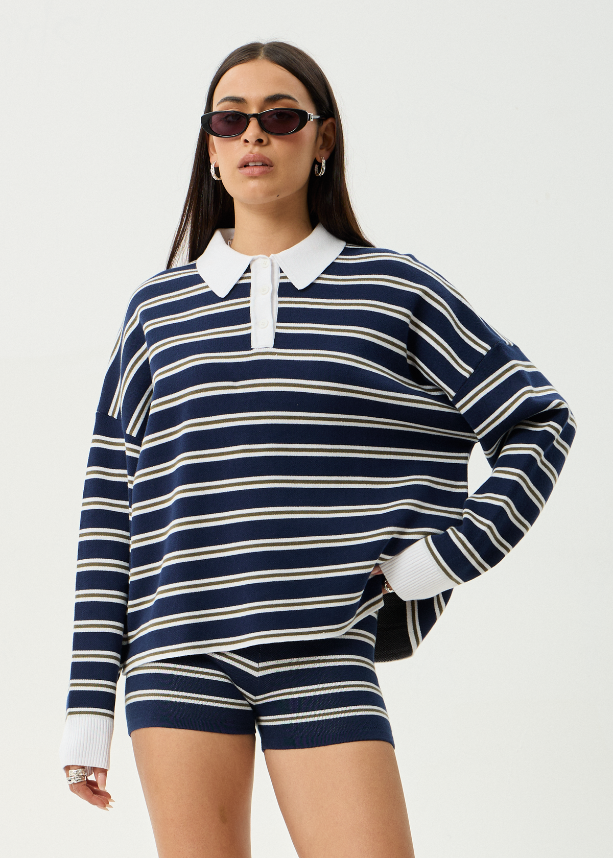 Womens Delta Navy Stripe - Image 1