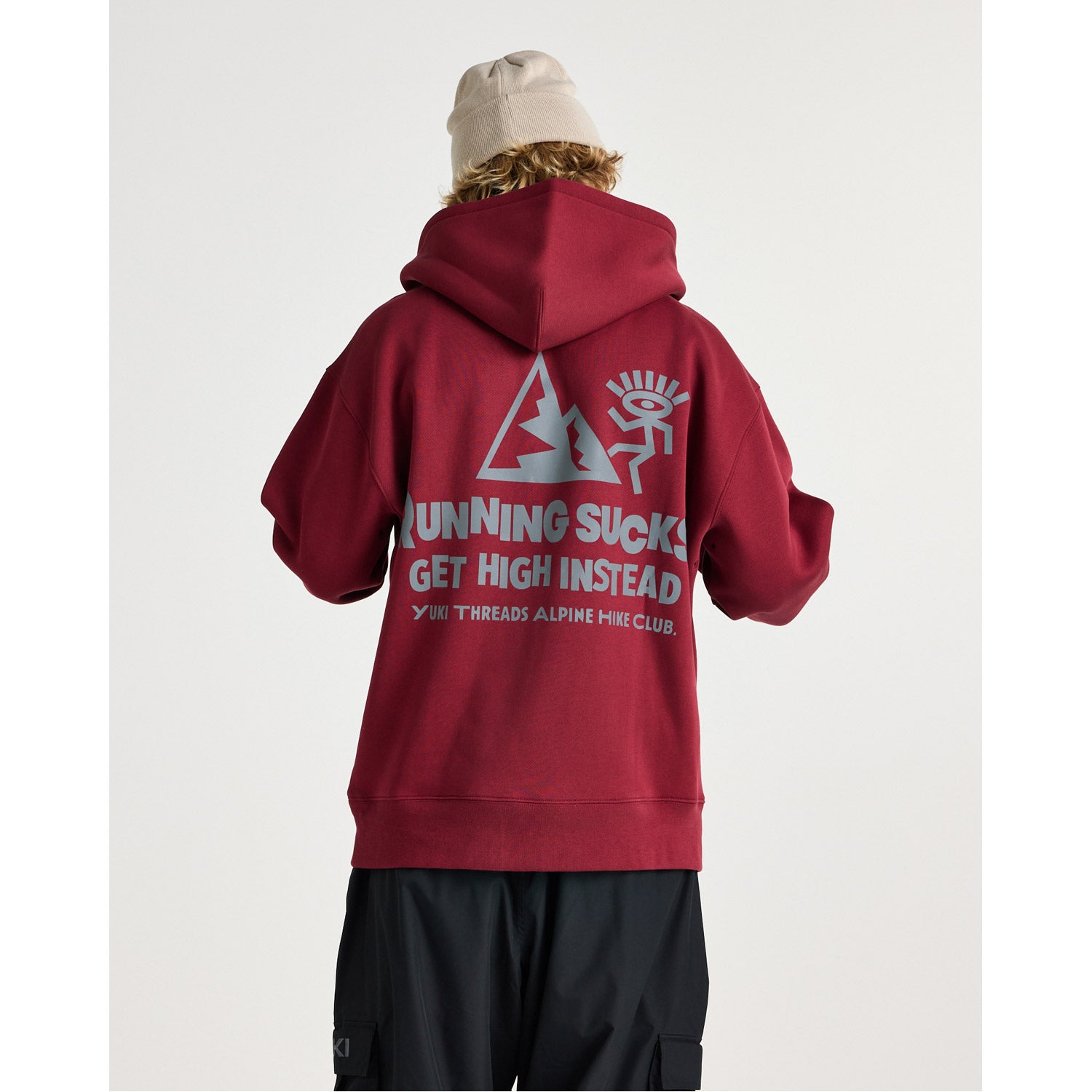 Alpine Hike Club Hoodie Cabernet
