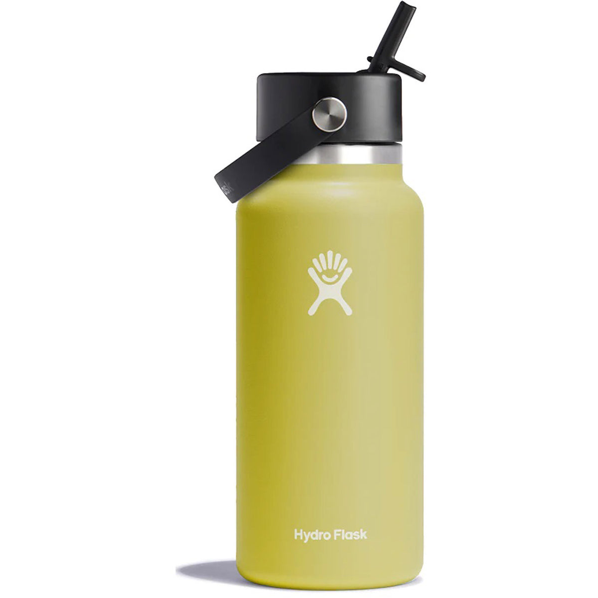 Hydration 32oz Wide Mouth Flex Straw Cap Insulated Water Bottle