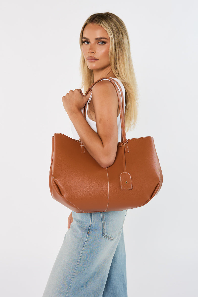 Willa Tan Pebble/Gold - Image 2