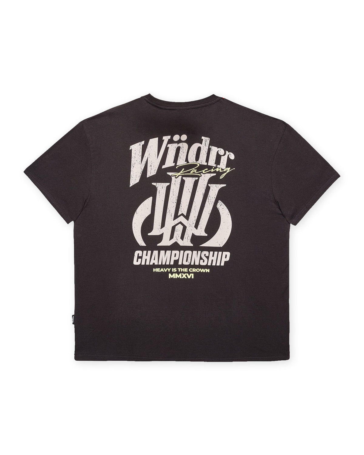 Skyline Box Fit Tee - Faded Black