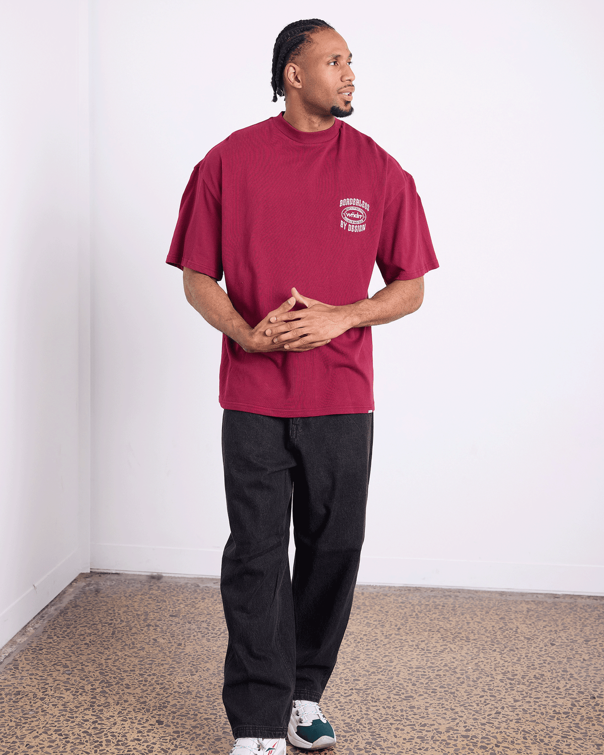 Rzn Heavy Weight Tee Blood Red - Image 4
