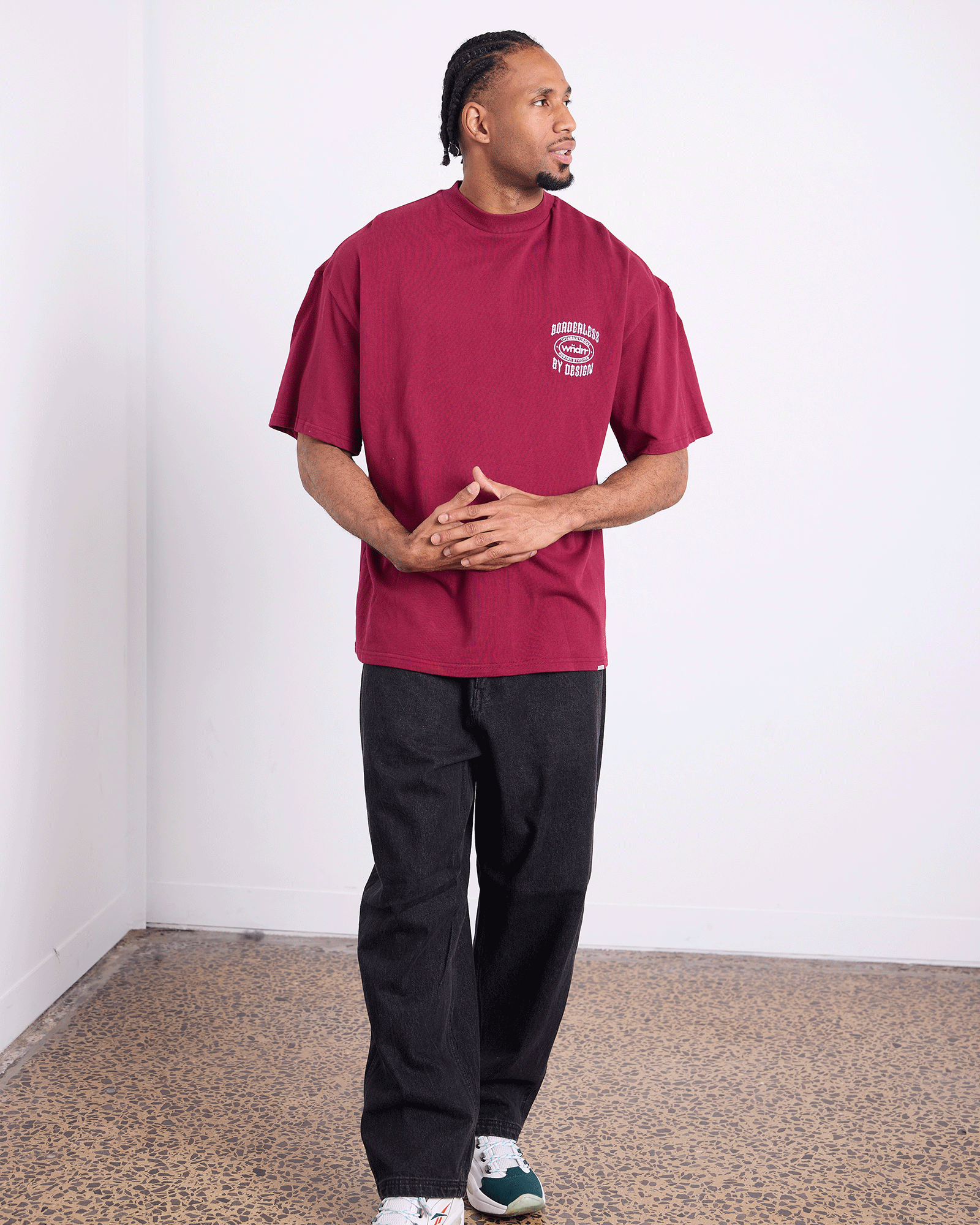 Rzn Heavy Weight Tee Blood Red - Image 4