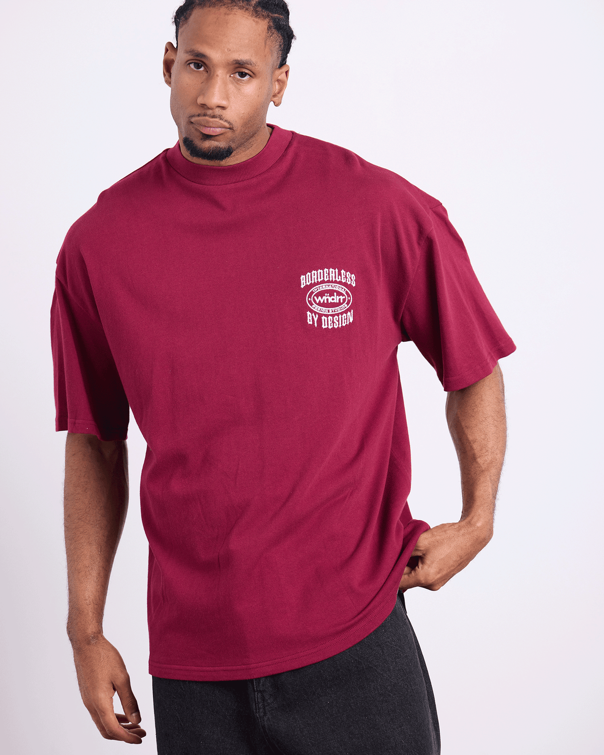 Rzn Heavy Weight Tee Blood Red - Image 6