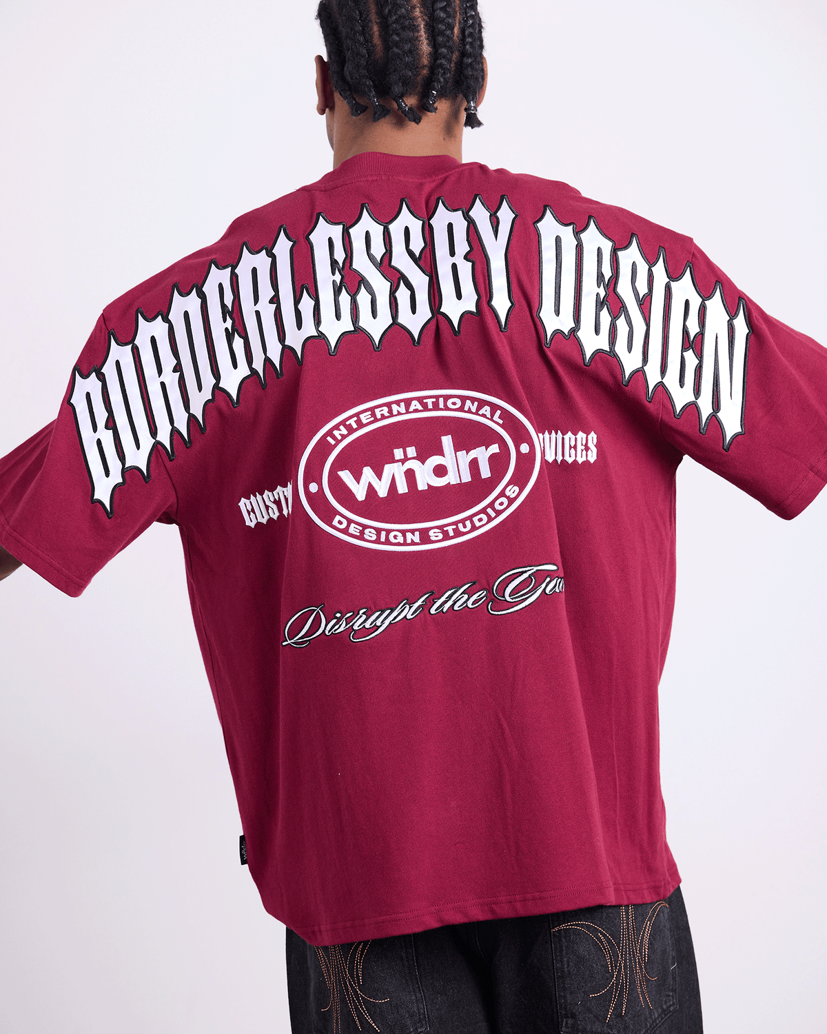 Rzn Heavy Weight Tee Blood Red - Image 2
