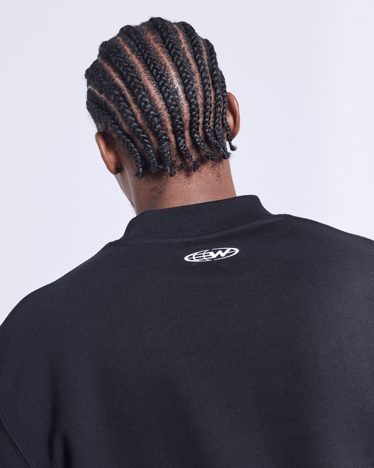 Mens Hashi Crew Sweater Black - Image 4