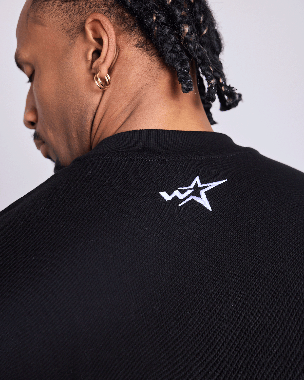 Five Point Heavy Weight Tee Black - Image 4