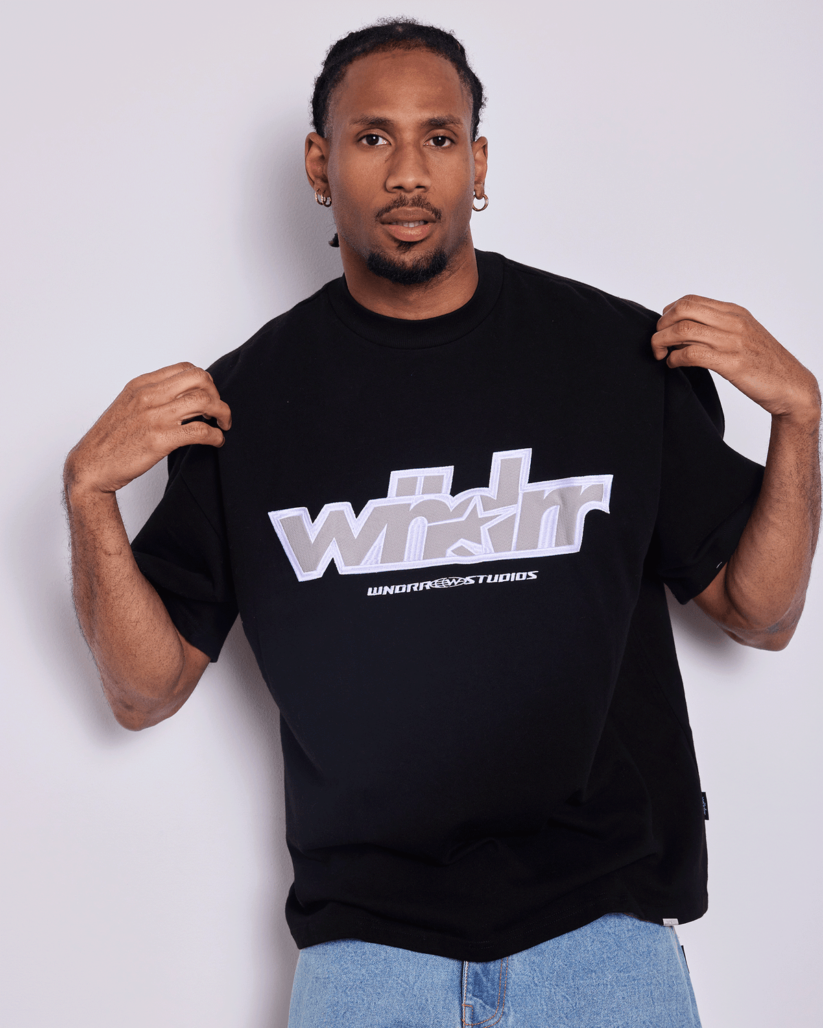 Five Point Heavy Weight Tee Black - Image 2