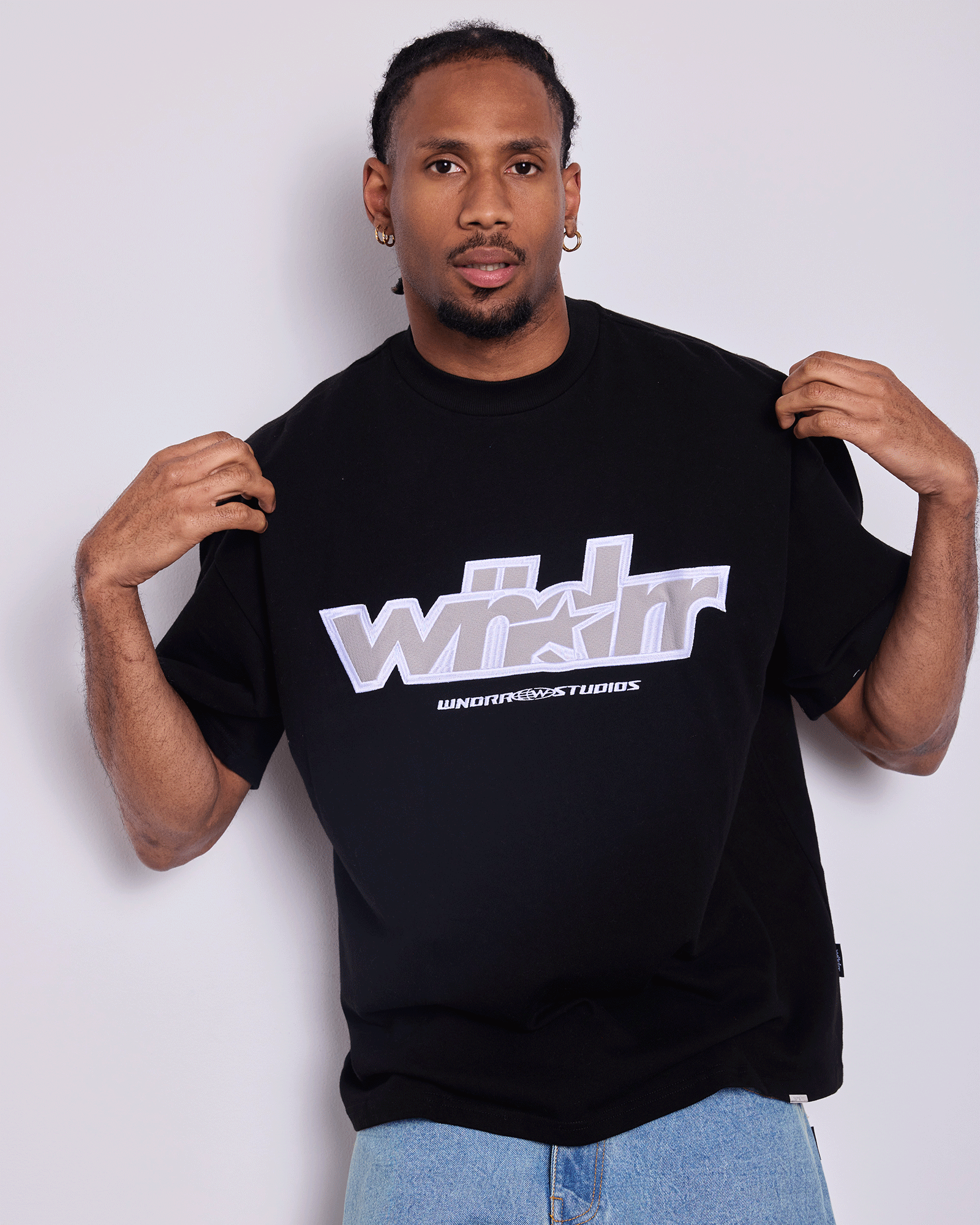 Five Point Heavy Weight Tee Black - Image 2