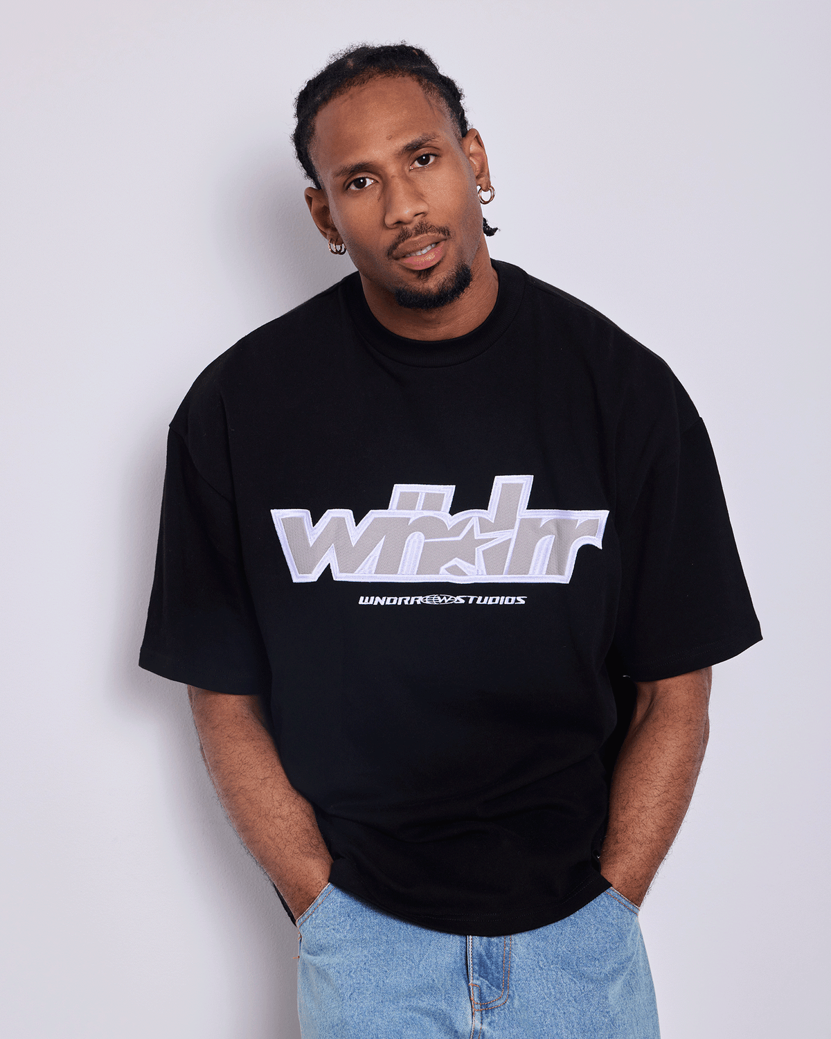 Five Point Heavy Weight Tee Black - Image 6