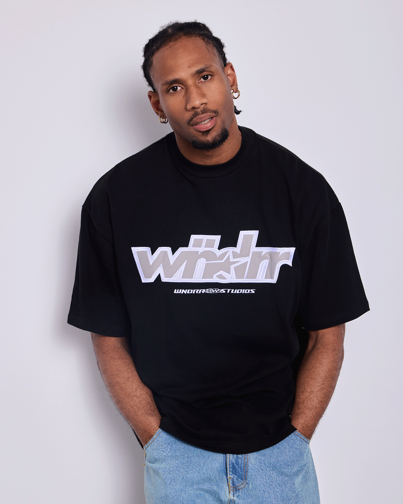 Five Point Heavy Weight Tee Black - Image 6