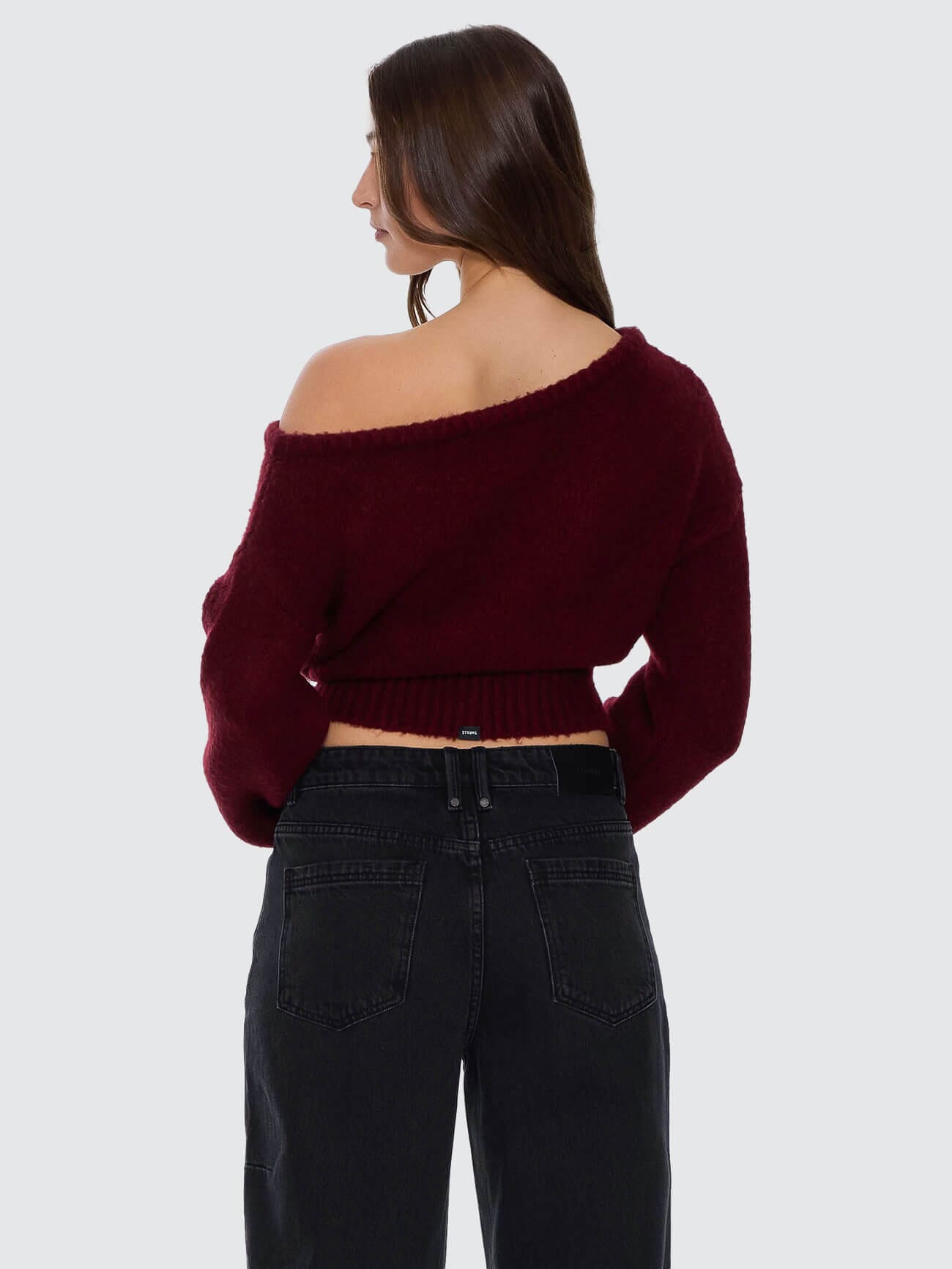 Womens Oslo Sweater New Maroon - Image 2