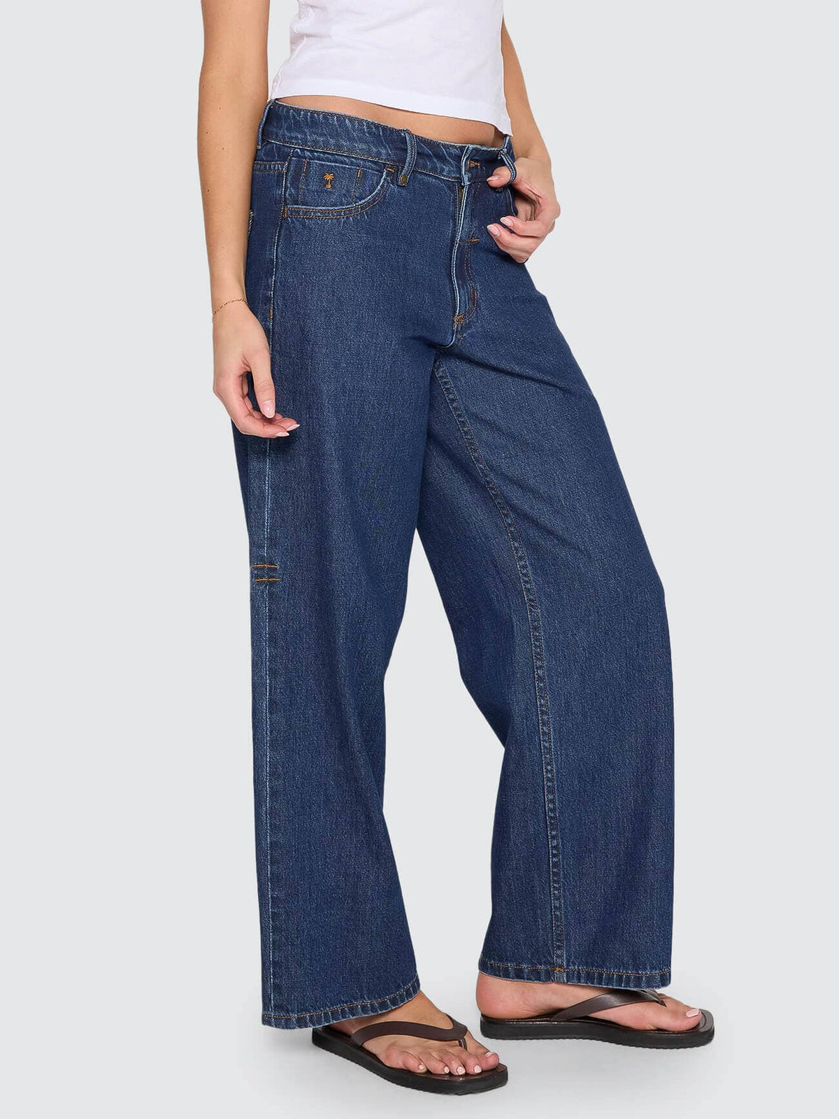 Womens Billie Denim Rinsed Ink - Image 5